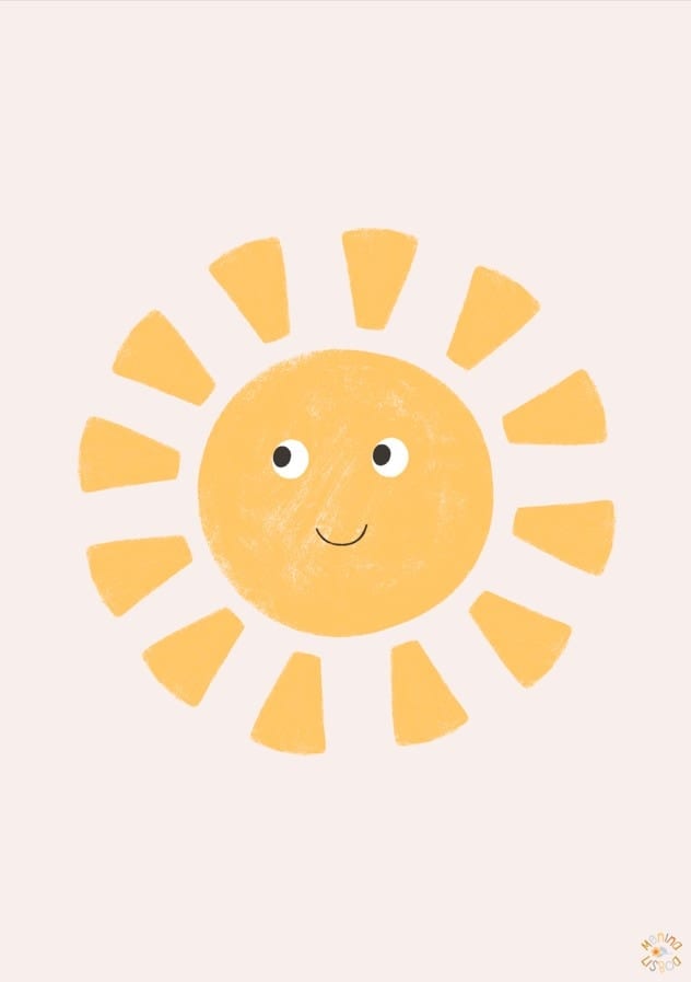 Cute Smiling Sun By Menina Lisboa
