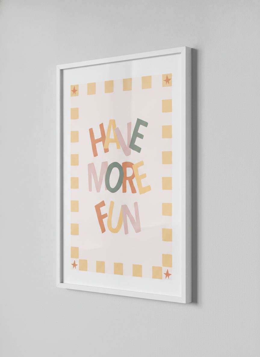 Contemporary wall art featured in a bright modern office workspace