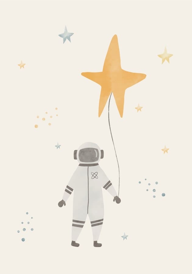 Outer Space Astronaut By Menina Lisboa