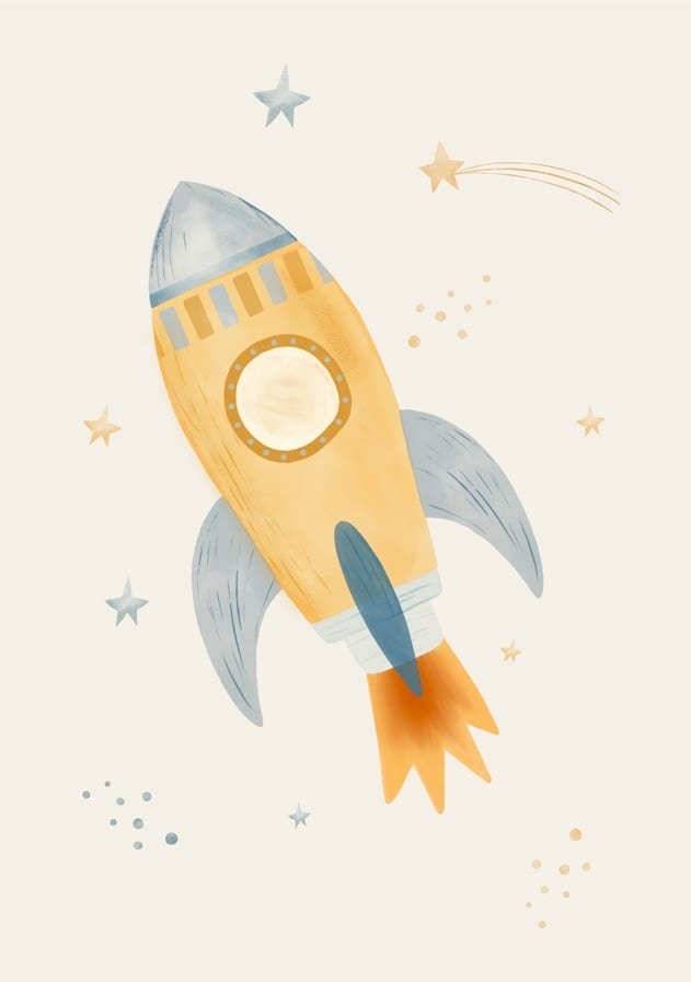 Outer Space Rocket By Menina Lisboa