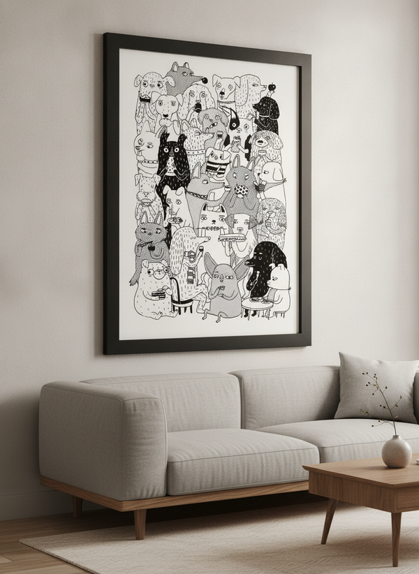 Dogs Eating Copy By Luka VA