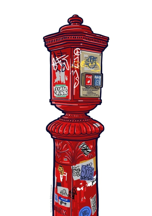 NYC mail Box By Dave Homer