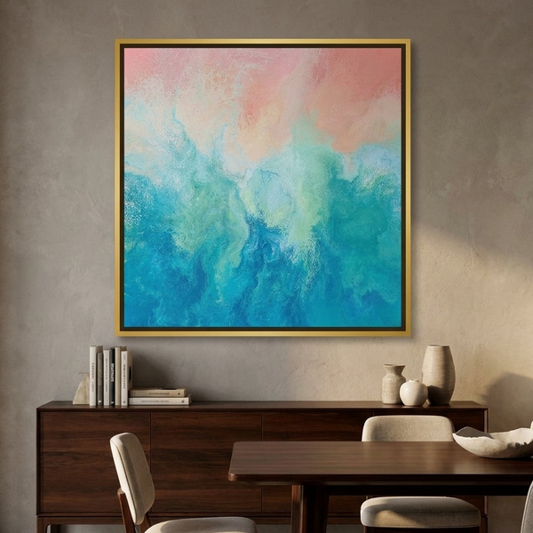 Pindan Beach Of Roebuck Bay WA By Angela Anderson | Canvas Square Print