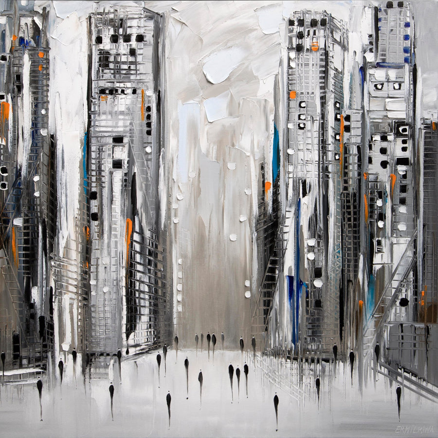 Avenue Of The Arts By Ekaterina Ermilkina | Canvas Square Print