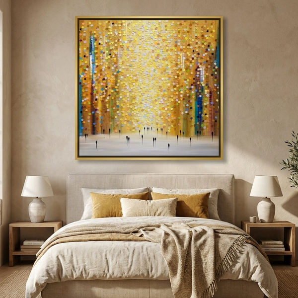 Dusk's Embrace By Ekaterina Ermilkina | Canvas Square Print