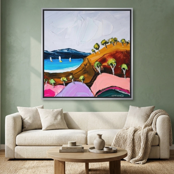Adventure 2 By Angela Hawkey | Canvas Square Print