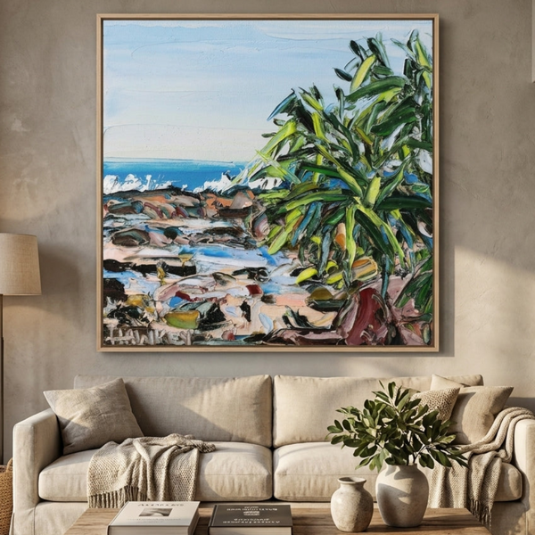 As I Remember By Angela Hawkey | Canvas Square Print