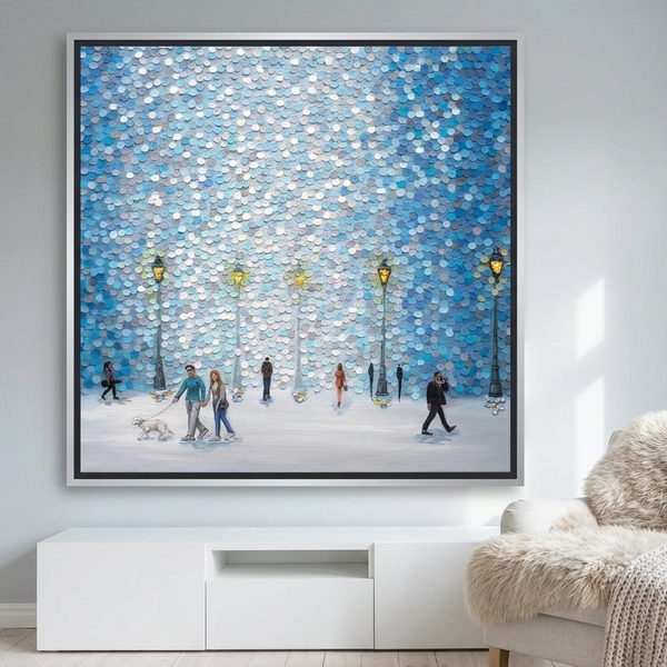 One Beautiful Afternoon By Ekaterina Ermilkina | Canvas Square Print