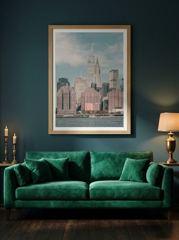 New York City Skyline By Melanie Viola | Art & Canvas Print