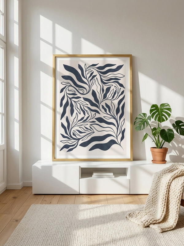 Dv 22.10 1 Modern Earth Endless Foliage 4.1 Hr Jewel By Dominique Vari | Art & Canvas Print