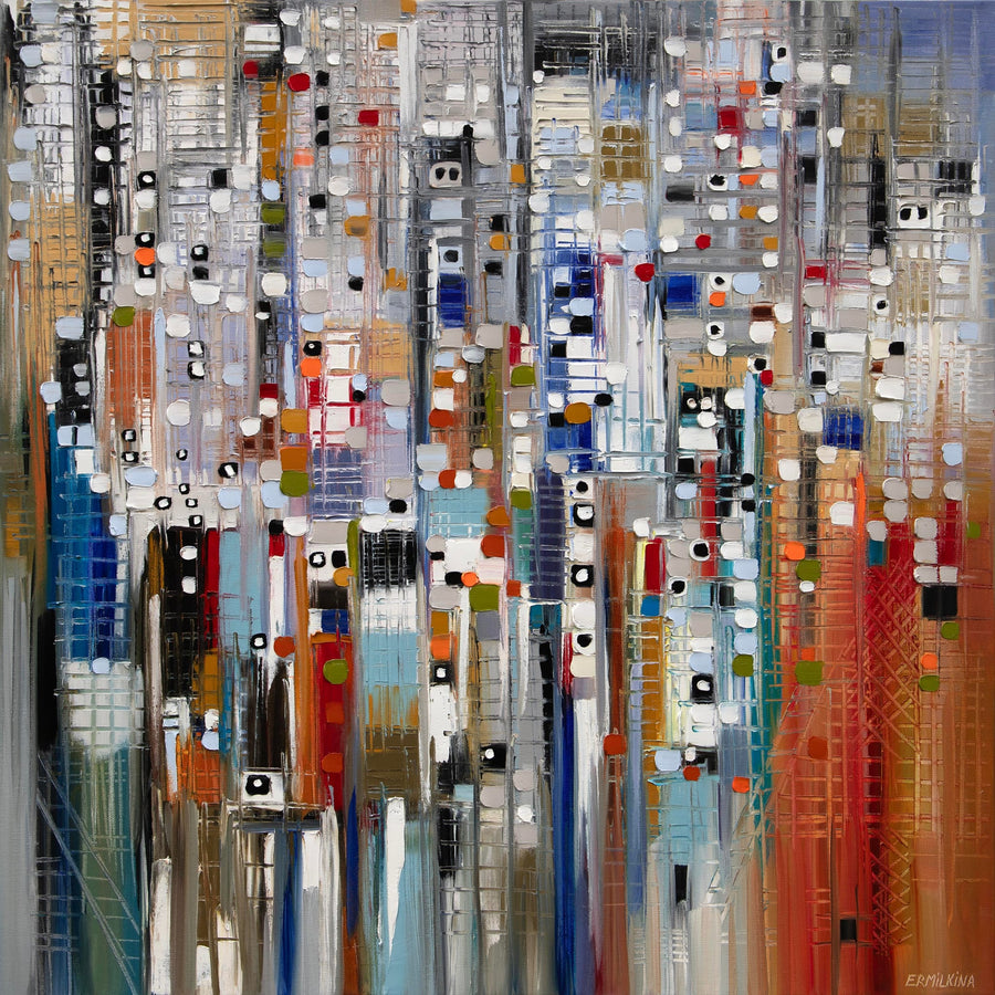 Silent Emotions By Ekaterina Ermilkina | Canvas Square Print