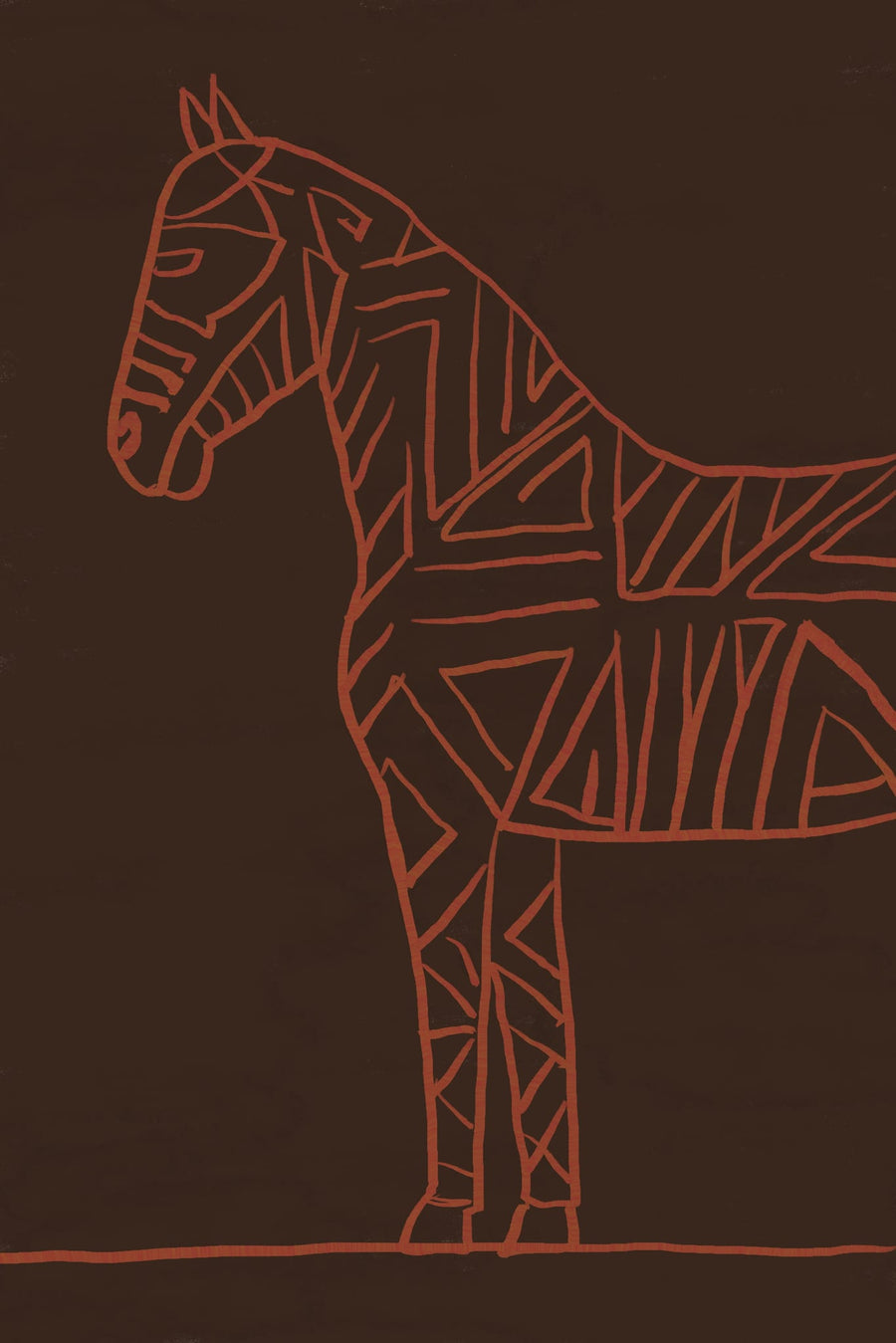 Horse line art By The Art Concept | Art & Canvas Print