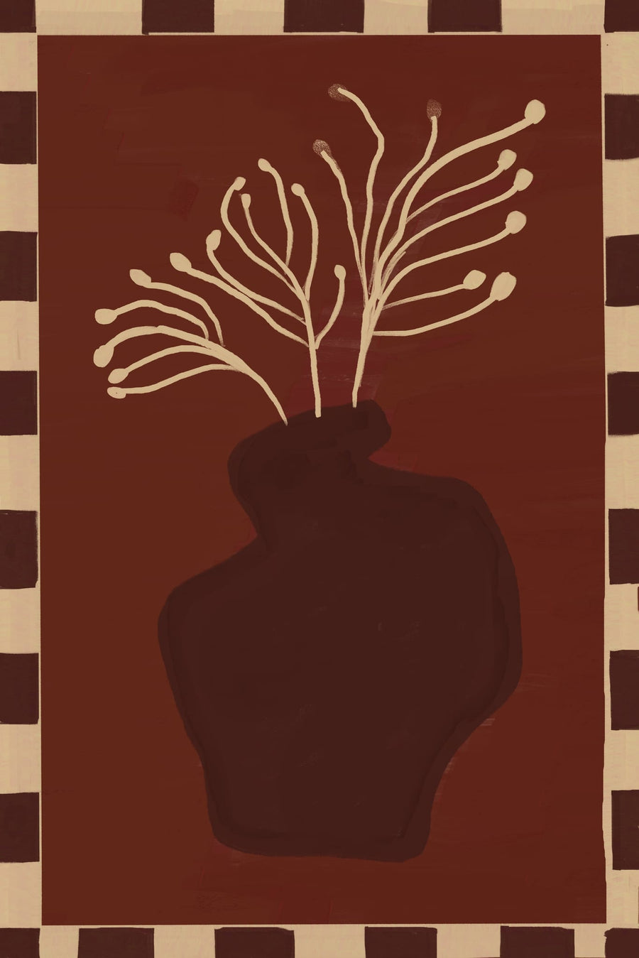 Minimalist Vase Plant By The Art Concept | Art & Canvas Print