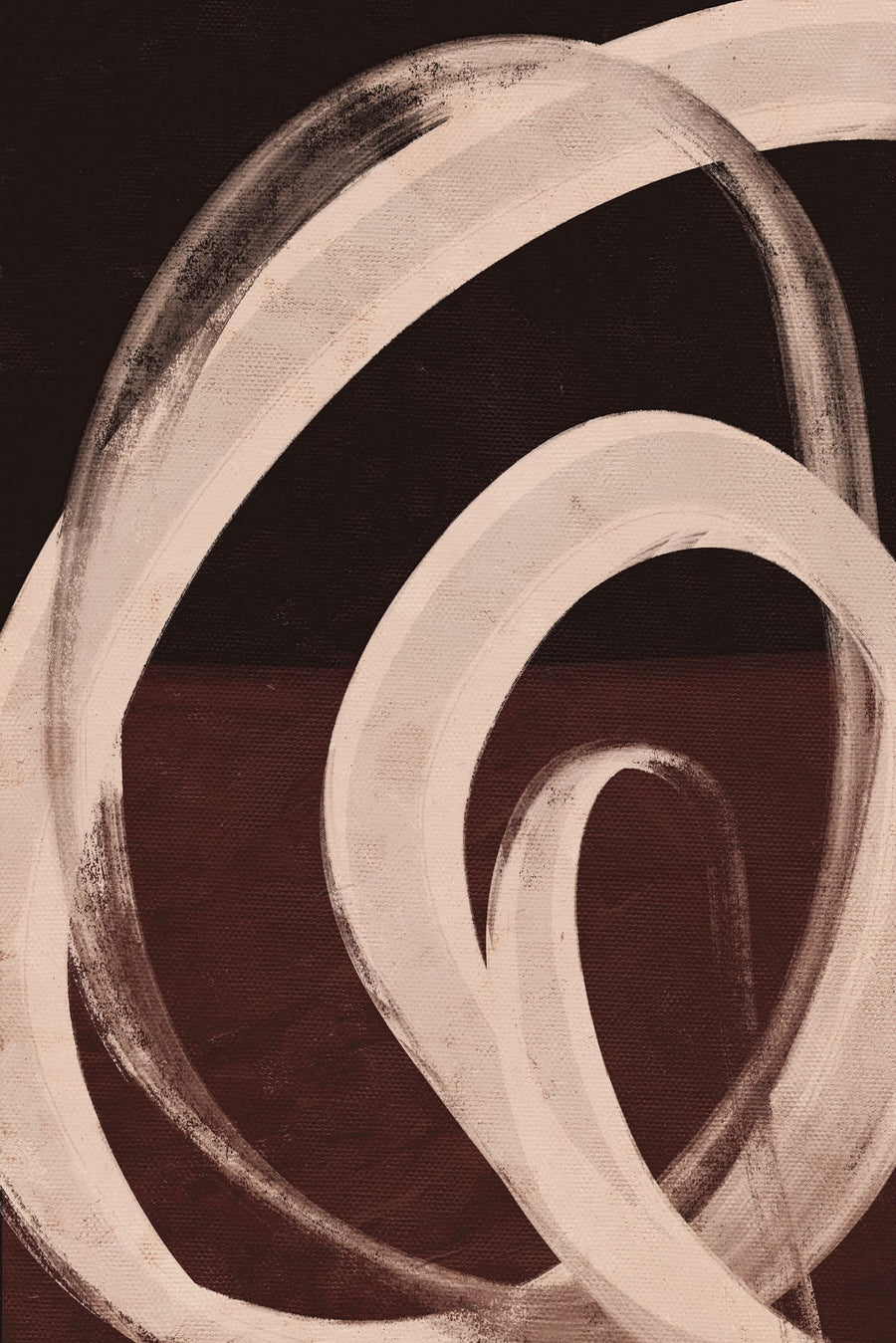 Flowing Abstract Lines By Treechild | Art & Canvas Print