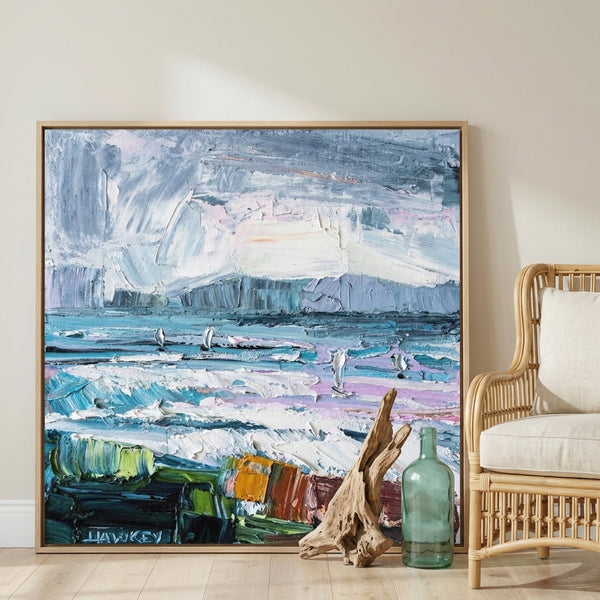 Coming Home By Angela Hawkey | Canvas Square Print