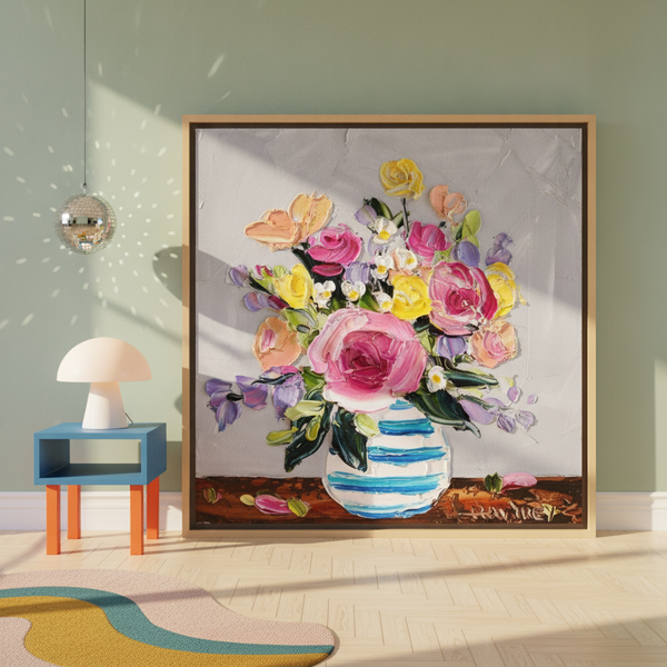 Dee By Angela Hawkey | Canvas Square Print