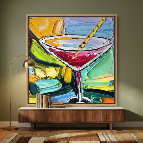 Disco By Angela Hawkey | Canvas Square Print