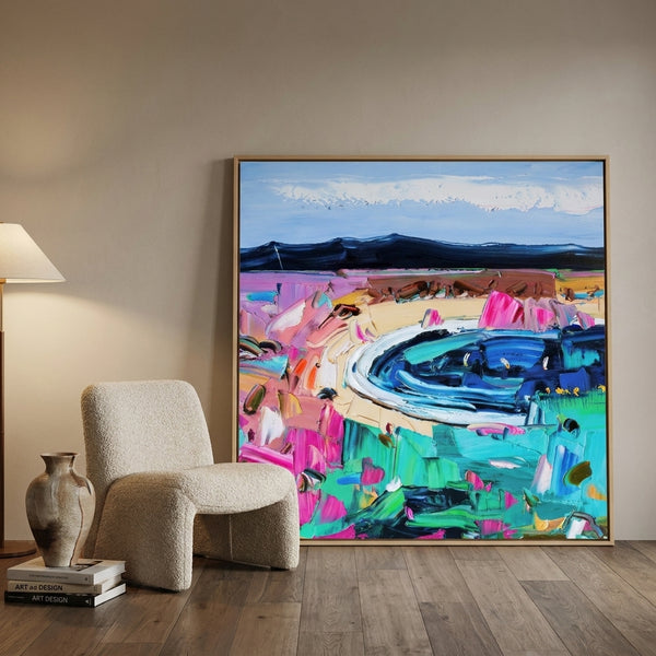 Dancing Days By Angela Hawkey | Canvas Square Print