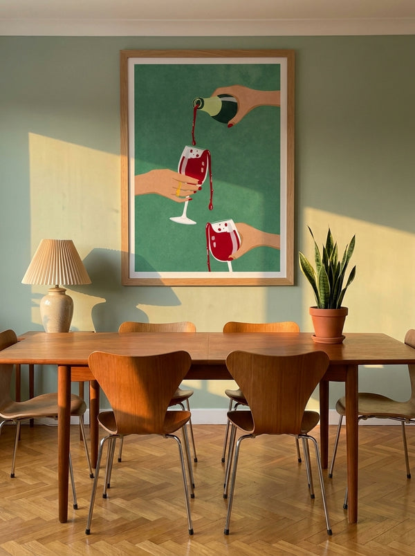 Cheers Girls By Raissa Oltmanns | Art & Canvas Print