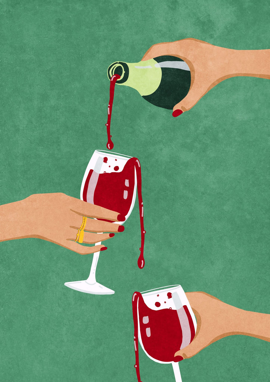 Cheers Girls By Raissa Oltmanns | Art & Canvas Print