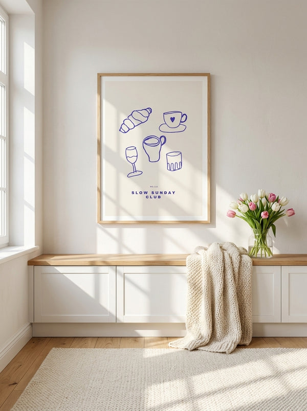 Cozy Brunch Vibes By Treechild | Art & Canvas Print