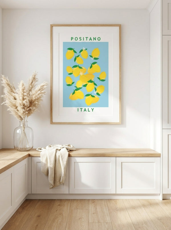Lemons Flower Market By Petra Lizde | Art & Canvas Print