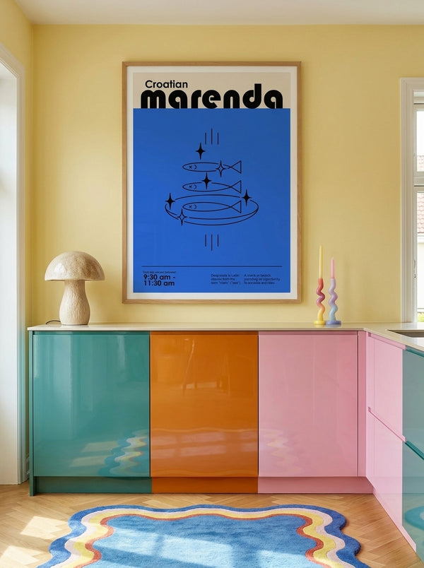 Croatian Marenda Fish By Paulina Budka | Art & Canvas Print