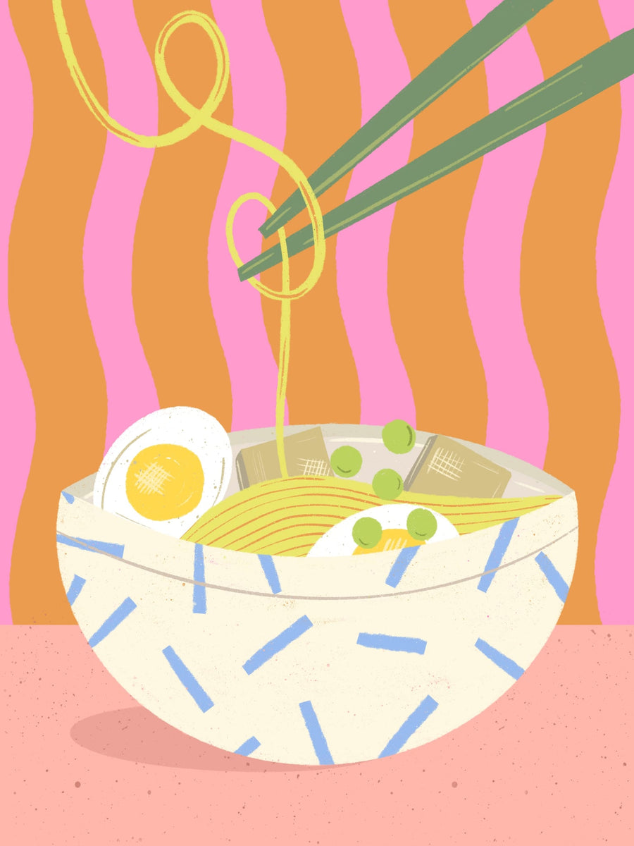 Ramen By Melissa Donne | Art & Canvas Print