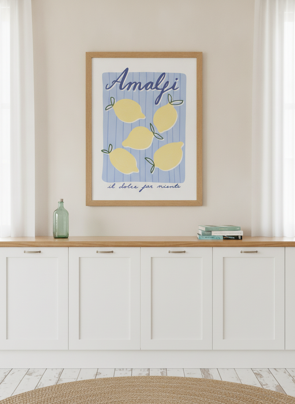 Lemon Bliss Amalfi By Athene Fritsch | Art & Canvas Print
