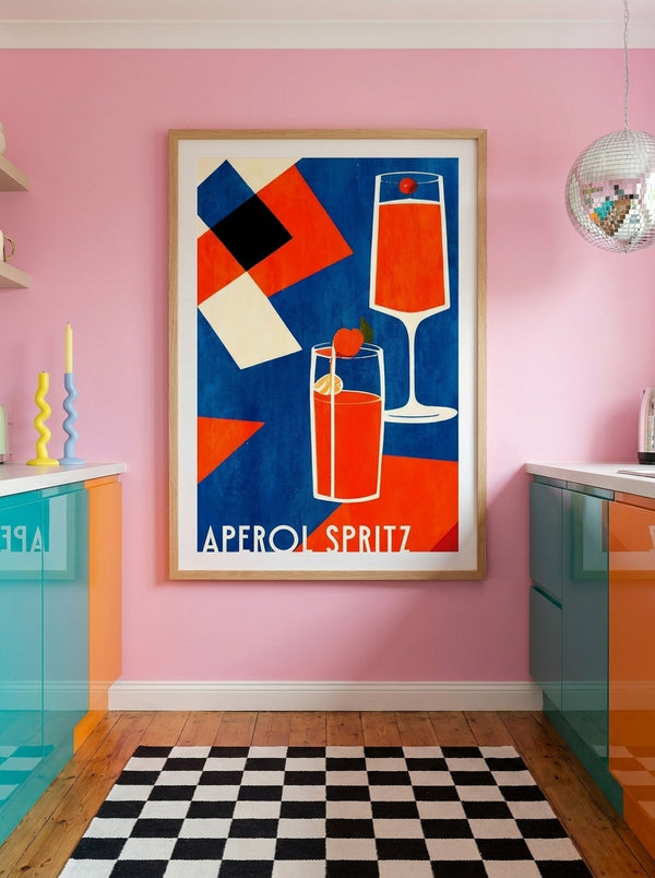 Orange Cocktails By Bo Anderson | Art & Canvas Print