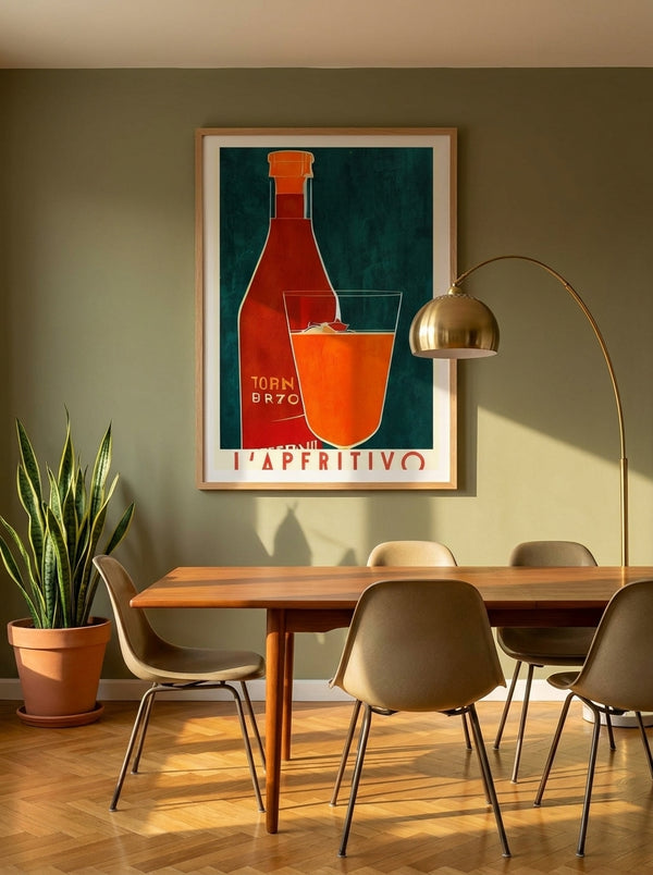 Vintage Italian Aperitivo By Bo Anderson | Art & Canvas Print