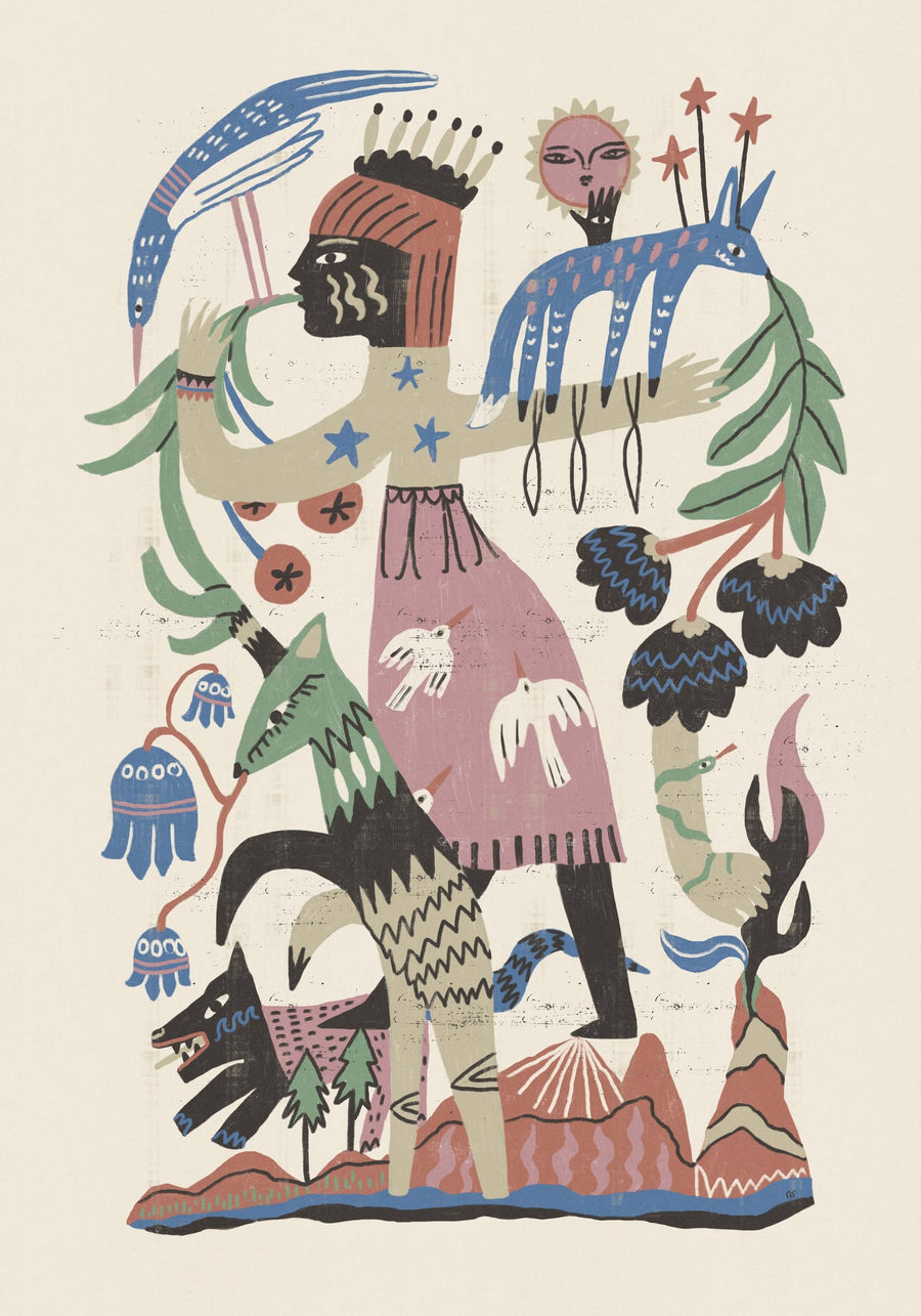 Mythical Nature Queen By Raipa Studio | Art & Canvas Print