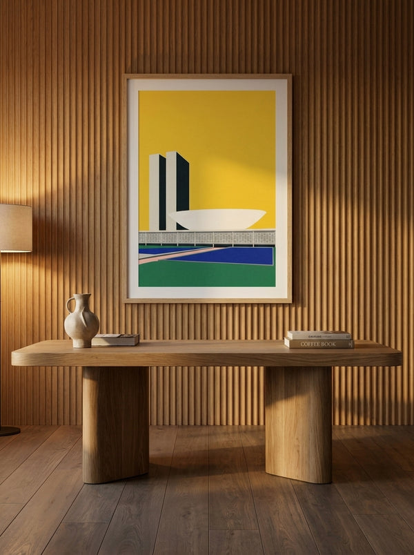 Congresso Nacional Brasilia By Rosi Feist | Art & Canvas Print
