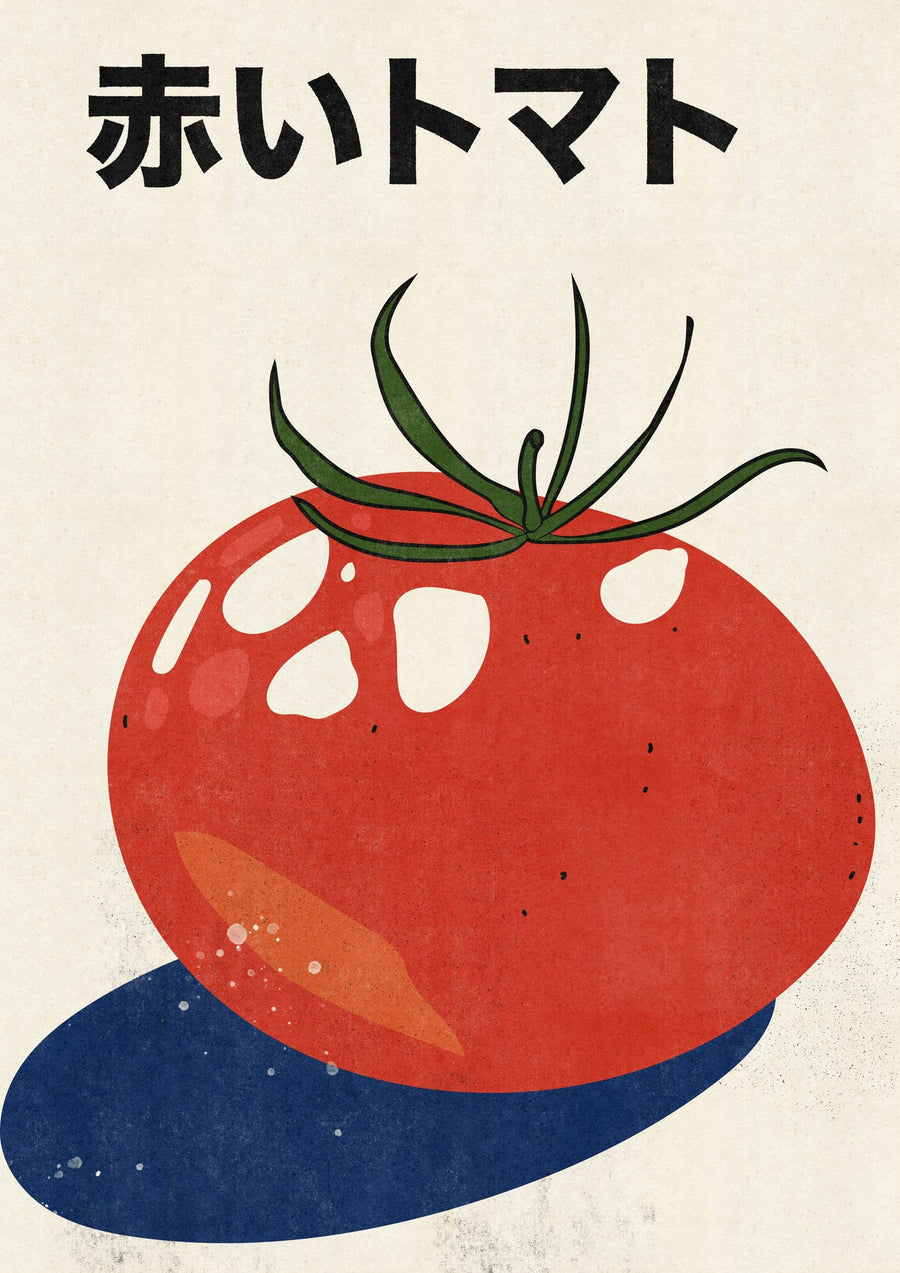Vibrant Red Tomato By Nicholas | Art & Canvas Print