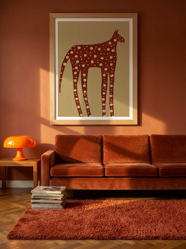 Spotted Earthy Creature By The Art Concept | Art & Canvas Print