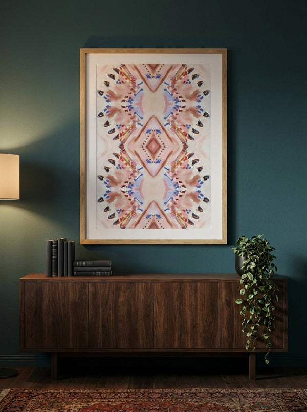 Earthy Tribal Pattern By Breanna Megan Studio | Art & Canvas Print