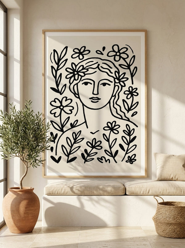 Floral Serenade By Treechild | Art & Canvas Print