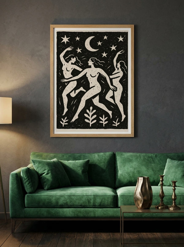 Moonlit Dance By Treechild | Art & Canvas Print
