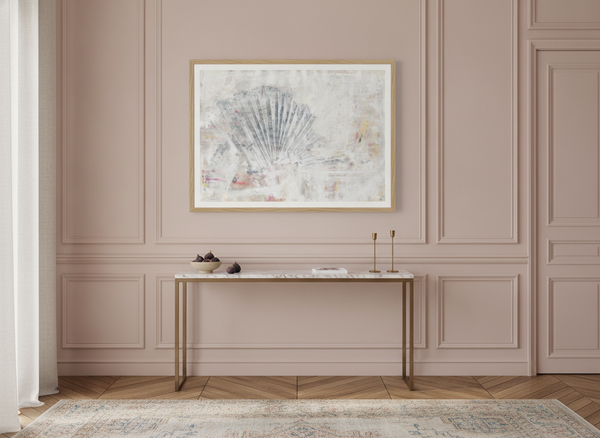 Faded Fan Abstract By Annick | Art & Canvas Print