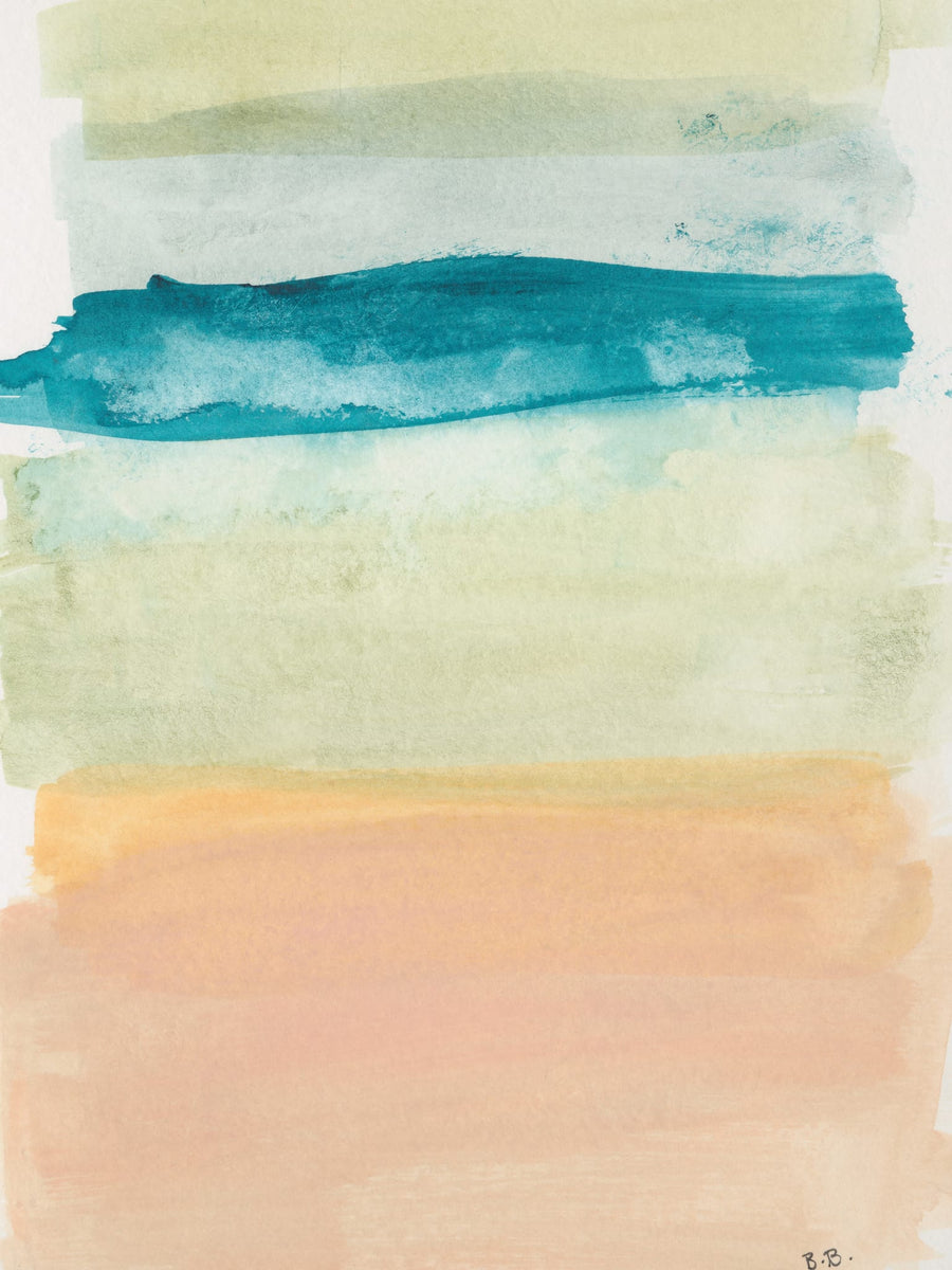 Coastal Color Wash By Bronwyn Baker | Art & Canvas Print