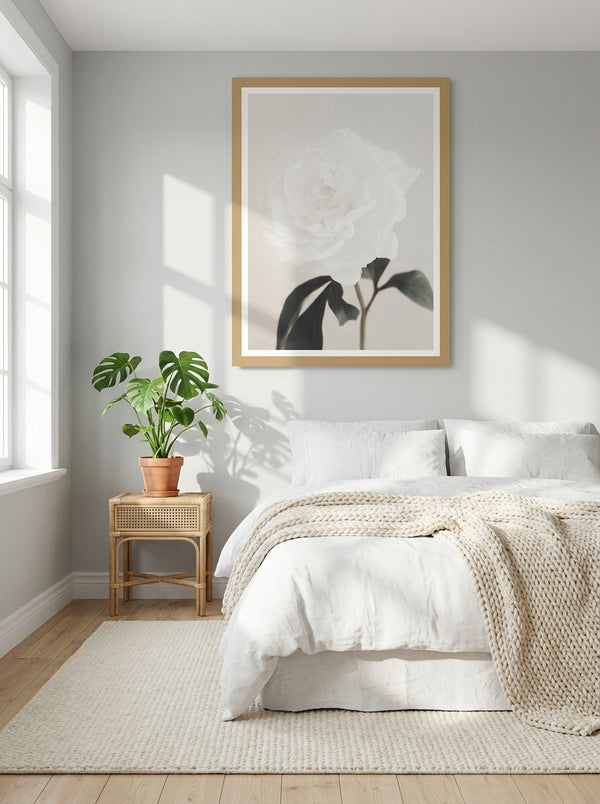 Elegant White Peony By Pictufy Studio III | Art & Canvas Print