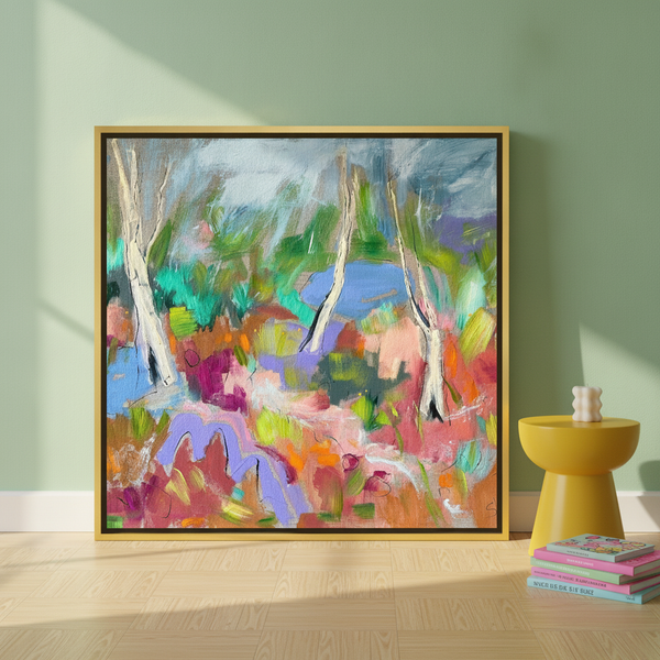 Forest By Angela Hawkey | Canvas Square Print