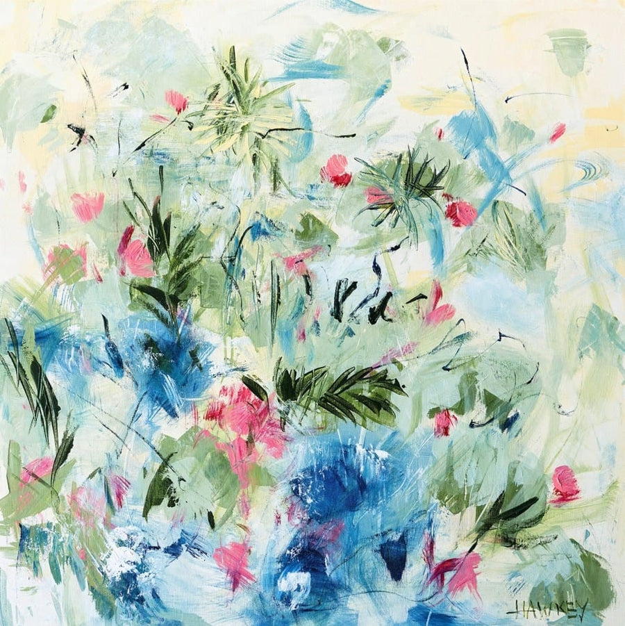 Ferns Master By Angela Hawkey | Canvas Square Print