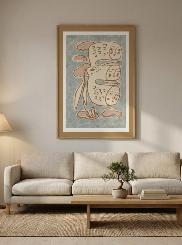 Ethereal Dream Figures By Raipa Studio | Art & Canvas Print
