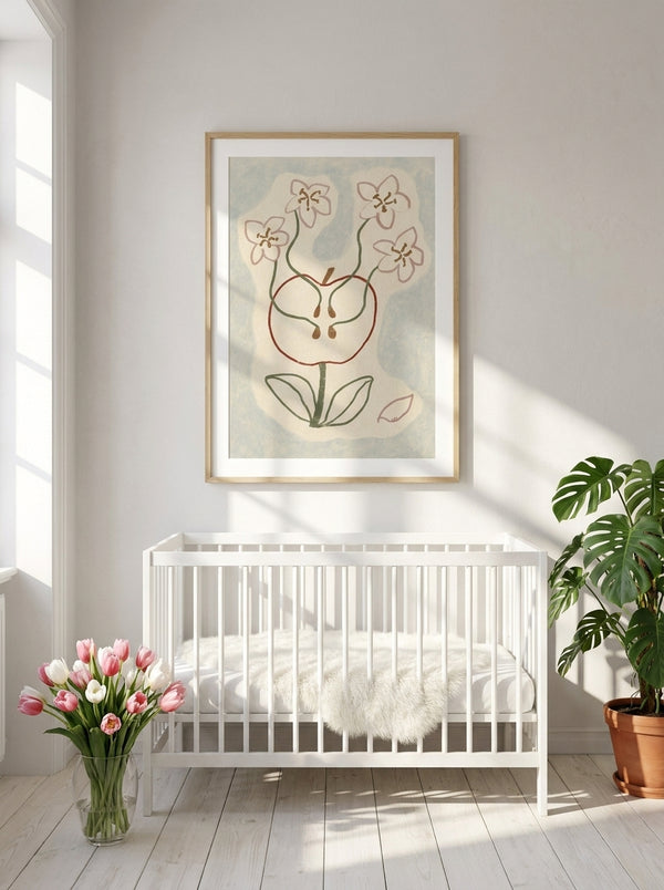 Blooming Apple Blossoms By Raipa Studio | Art & Canvas Print