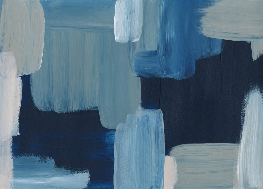Abstract Brush Strokes By Mareike Böhmer | Art & Canvas Print