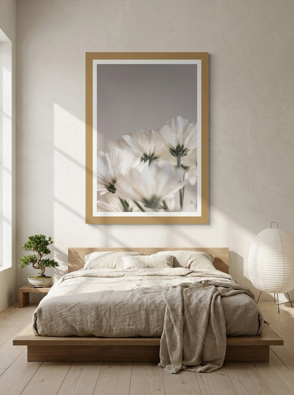 White Flowers 4 By Mareike Böhmer | Art & Canvas Print
