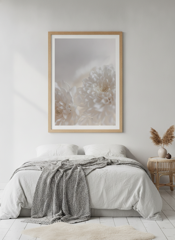White Flowers 3 By Mareike Böhmer | Art & Canvas Print