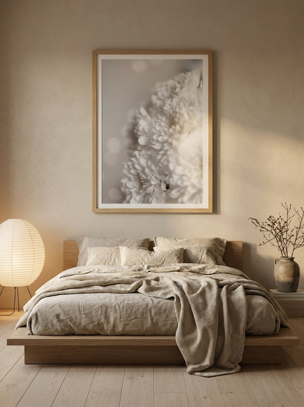 White Flowers By Mareike Böhmer | Art & Canvas Print