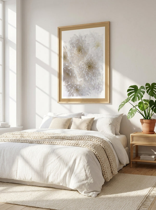 White Flowers 1 By Mareike Böhmer | Art & Canvas Print